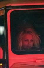 BRITNEY SPEARS Driving to Paris Hilton