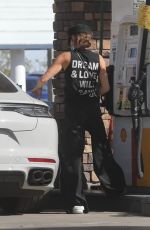 BROOKE BURKE at a Gas Station in Malibu 02/28/2022