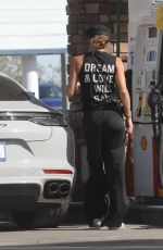 BROOKE BURKE at a Gas Station in Malibu 02/28/2022