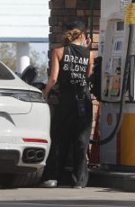 BROOKE BURKE at a Gas Station in Malibu 02/28/2022