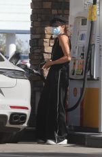 BROOKE BURKE at a Gas Station in Malibu 02/28/2022