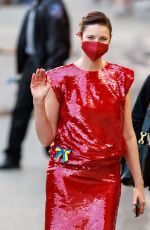 CAITRIONA BALFE Leaves Jimmy Kimmel Live in Los Angeles 03/02/2022