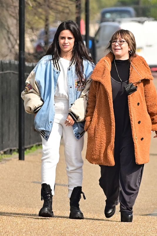 CAMILA CABELLO Out with Her Mother Sinuhe Estrabao in London 03/28/2022