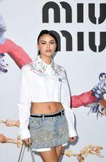 CAMILA MENDES at Miu Miu Fashion Show in Paris 03/08/2022