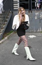 CAMILLE RAZAT Leaves Coperni Show at Paris Fashion Week 03/03/2022