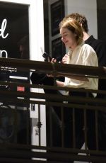 CAMILLE ROWE and Theo Niarchos at Sushi Park in West Hollywood 03/01/2022