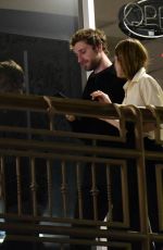 CAMILLE ROWE and Theo Niarchos at Sushi Park in West Hollywood 03/01/2022
