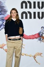 CAMILLE ROWE at Miu Miu Show at Paris Fashion Week 03/08/2022