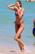 CANDICE SWANEPOEL in Bikini at a Beach in Miami 03/19/2022