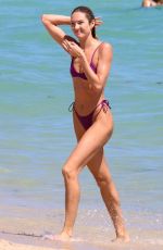 CANDICE SWANEPOEL in Bikini at a Beach in Miami 03/19/2022