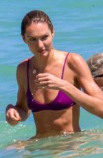 CANDICE SWANEPOEL in Bikini at a Beach in Miami 03/19/2022