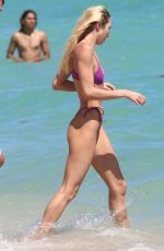 CANDICE SWANEPOEL in Bikini at a Beach in Miami 03/19/2022