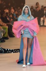 CANDICE SWANEPOEL Walks Runway at Off-white Fashion Show in Paris 02/28/2022