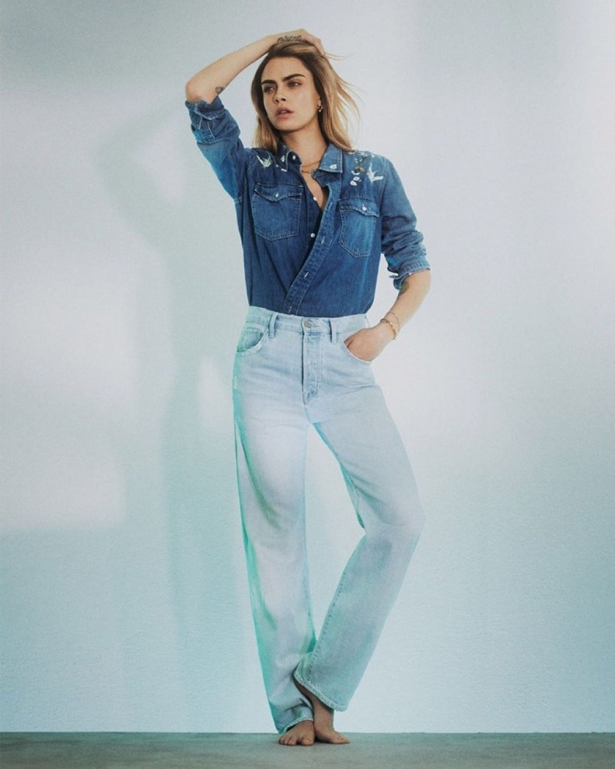 CARA DELEVINGNE for 7 for All Mankind 2022 Campaign – HawtCelebs