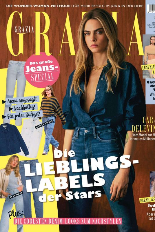 CARA DELEVINGNE on Grazia Magazine, March 2022