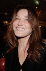 CARLA BRUNI Arrives at Hotel Bristol in Paris 03/19/2022