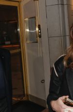 CARLA BRUNI Arrives at Hotel Bristol in Paris 03/19/2022