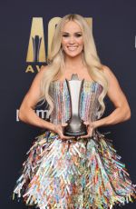 CARRIE UNDERWOOD at 57th Academy of Country Music Awards in Las Vegas 03/07/2022