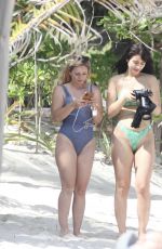 CAYLEE COWAN in Bikini at a Beach in Tulum 03/17/2022