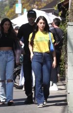 CAYLEE COWAN Out on a Lunch Date in Los Angeles 03/09/2022