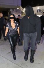 CHANEY JONES and Kanye West Arrives at Lakers game at Crypto.com Arena in Los Angeles 03/11/2022