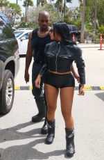 CHANEY JONES and Kanye West Arrives at Private Airport in Miami 03/03/2022