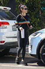 CHANTEL JEFFRIES Arrives at Lunch with a Friend at Montage Hotel in Beverly Hills 03/10/2022