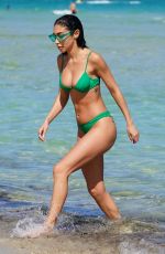 CHANTEL JEFFRIES in Bikini at a Beach in Miami 03/20/2022