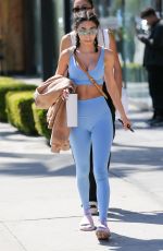 CHANTEL JEFFRIES Leaves Pilates Class in West Hollywood 03/10/2022