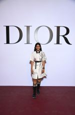CHARITHRA CHANDRAN at Dior Show at Paris Fashion Week 03/01/2022