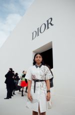 CHARITHRA CHANDRAN for Vogue at Dior Fall 2022 Show, March 2022