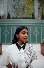 CHARITHRA CHANDRAN for Vogue at Dior Fall 2022 Show, March 2022