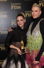 CHARLIZE THERON and KRISTEN STEWART at Santa Barbara International Film Festival 03/04/2022