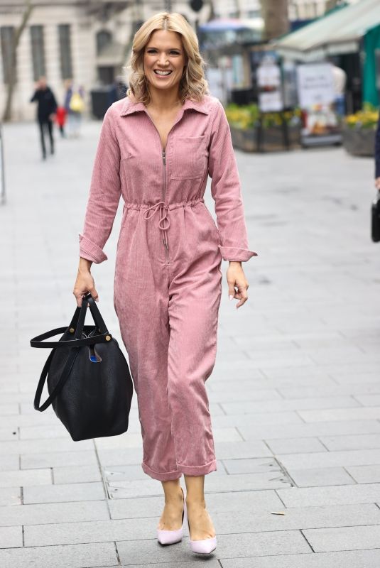 CHARLOTTE HAWKINS Arrives at Classic FM Studios in London 03/30/2022