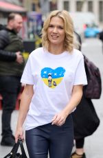 CHARLOTTE HAWKINS Arrives at Global Studios in London 03/10/2022