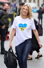 CHARLOTTE HAWKINS Arrives at Global Studios in London 03/10/2022