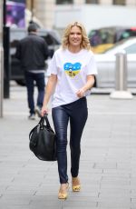 CHARLOTTE HAWKINS Arrives at Global Studios in London 03/10/2022