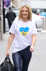 CHARLOTTE HAWKINS Arrives at Global Studios in London 03/10/2022