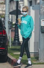 CHARLOTTE MCKINNET Out for Iced Latte in Pacific Palisades 03/03/2022