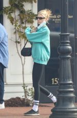 CHARLOTTE MCKINNET Out for Iced Latte in Pacific Palisades 03/03/2022