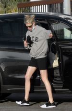 CHARLOTTE MCKINNEY After a Workout in Los Angeles 03/15/2022