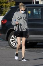 CHARLOTTE MCKINNEY After a Workout in Los Angeles 03/15/2022