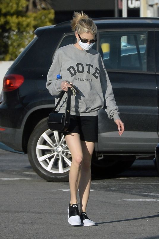 CHARLOTTE MCKINNEY After a Workout in Los Angeles 03/15/2022