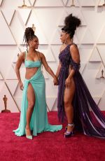 CHLOE and HALLE BAILEY at 94th Annual Academy Awards at Dolby Theatre in Los Angeles 03/27/2022