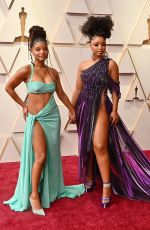 CHLOE and HALLE BAILEY at 94th Annual Academy Awards at Dolby Theatre in Los Angeles 03/27/2022