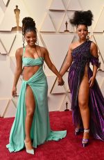 CHLOE and HALLE BAILEY at 94th Annual Academy Awards at Dolby Theatre in Los Angeles 03/27/2022