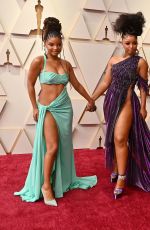 CHLOE and HALLE BAILEY at 94th Annual Academy Awards at Dolby Theatre in Los Angeles 03/27/2022