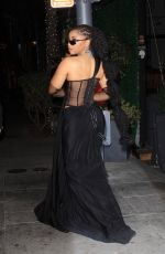 CHLOE BAILEY Arrives at 94th Actors Awards Dinner at Spago in Beverly Hills 03/27/2022