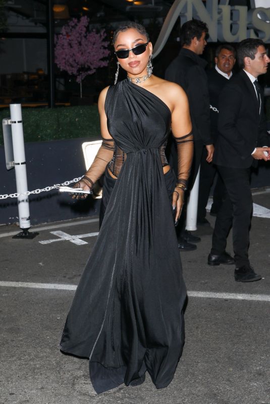 CHLOE BAILEY Arrives at 94th Actors Awards Dinner at Spago in Beverly Hills 03/27/2022