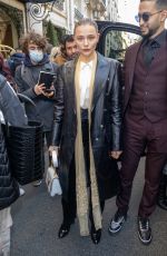 CHLOE MORETZ at Louis Vuitton Show at Paris Fashion Week 03/07/2022